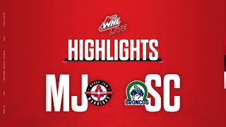 Moose Jaw Warriors at Swift Current Broncos 119  WHL Highlights 202324 [upl. by Neila]