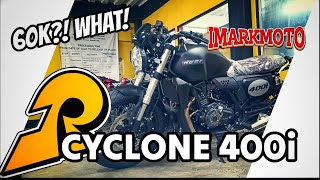 60k May Motor Ka Na 400cc🔥New RUSI Cyclone 400i  Price Review amp Specs  Walk Around iMarkMoto [upl. by Kimura]