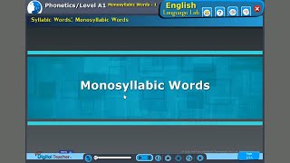 Monosyllabic words Phonetics  English language lab [upl. by Debera930]