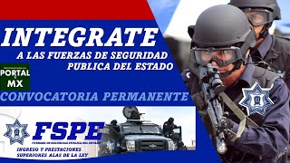 Fuerzas de Seguridad Pública del Estado 20222023 ¡INTEGRATE AHORA REQUISITOS Beneficios Vacantes [upl. by Loftus]