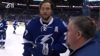 Victor Hedman Warmup Ritual [upl. by Sillaw]