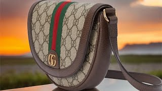 Women gucci bags  OPHIDIA MINI GG SHOULDER BAG [upl. by Petronella]