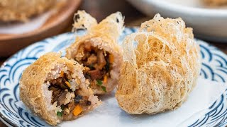 The Most Delicate Dumpling Taro Puff Wu Gok Recipe [upl. by Rashidi819]