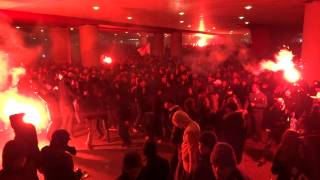 AJAX  Feyenoord  3  1  2212014  Entrada part 2 [upl. by Acul454]