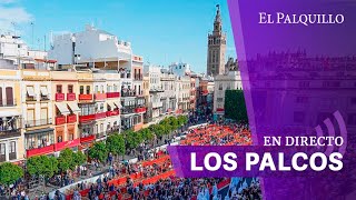 🟣 DOMINGO DE RAMOS 2024 EN SEVILLA  PROCESIONES POR LA CARRERA OFICIAL [upl. by Jaine]