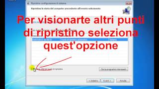 Guida al Computer  QuickClip N°24 Ripristino configurazione sistema [upl. by Lemcke]