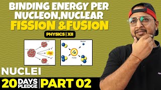 21 Binding energy per nucleon Nuclear fission and fusion  Pledge 2023  Nuclei  CBSE  NCERT [upl. by Mide]