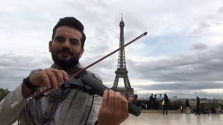 Joe Dassin  Et Si Tu NExistais Pas live cover by wael anwar theviolinman [upl. by Stanley]