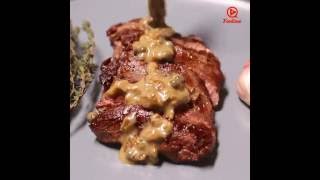 Steak and Peppercorn Sauce Recipe [upl. by Arihsan]