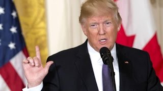 Trump slams the intel community for leaks to media [upl. by Odlanyer]