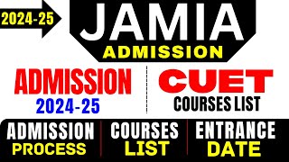 Jamia Admission 2024  Jmi Entrance 2024  Jamia Millia Islamia University Admission 2024 Process [upl. by Ardith]