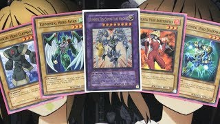 My Pure Elemental Hero Deck Profile for September 2018 [upl. by Glad]