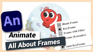 Everything About Frames  Adobe Animate CC Tutorial [upl. by Aisatsanna]