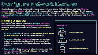 Configure Network Devices [upl. by Erlandson]