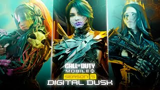 TODAS LAS RULETAS DE LA TEMPORADA 5 SON INCREÍBLES DIGITAL DUSK  Call of Duty Mobile [upl. by Damara]