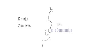 Cello Scales G major 2 octaves [upl. by Quigley196]