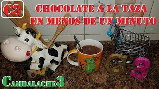 CHOCOLATE A LA TAZA ESPESITO EN MENOS DE UN MINUTO [upl. by Mirabelle]