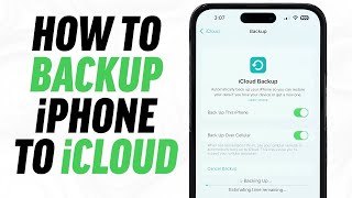 How to Backup your iPhone to iCloud in 2023 [upl. by Ojeibbob]