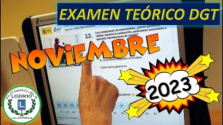 EXAMEN TEÓRICO NOVIEMBRE 2023 [upl. by Anawaj]