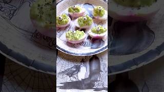 👻🥚 Spooky Devilled Eggs – A Ghoulishly Good Treat 🥚👻 foodshort snackideas kidfriendly yum [upl. by Andersen]