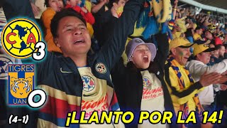 ¡AMÉR1C4 CAMPEÓN Reacciones AMERICA 30 TIGRES FINAL VUELTA desde el ESTADIO AZTECA [upl. by Aziza902]