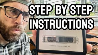 ★★★★★ Convert cassettes to MP3s  Reshow Cassette Converter  NO Audacity Errors  Mac Computer [upl. by Sawyor]