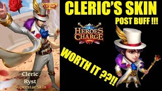 Heroes Charge  Clerics Skin post buff  Worth it [upl. by Ahdar]