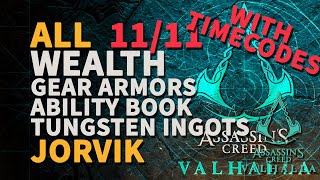 All Jorvik Wealth Assassins Creed Valhalla Armors Book [upl. by Nuahsal737]