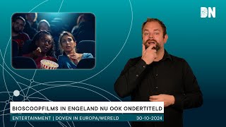 Bioscoopfilms in Engeland nu ook ondertiteld [upl. by Ayhay]