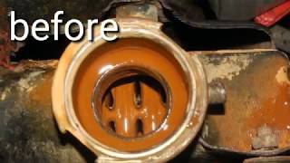 experiment How to clean a vehicle radiator without disassembling it just using a proslen cleaner [upl. by Fraase]