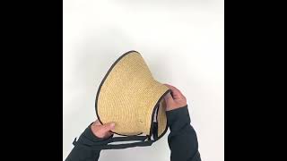 How To Unroll a Helen Kaminski Mai Visor  packing travel howto [upl. by Gamal]