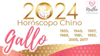 🐲 Gallo Horoscopo Chino 2024 Año del Dragón de Madera 🐲 Horóscopo Chino GalloTarot Guia Angelical [upl. by Juanne3]