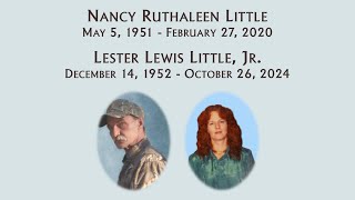 Memorial Service  Lester Little Jr amp Nancy Little [upl. by Nim]