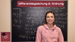 Inhomogene Differentialgleichung 2 Ordnung Schritt für Schritt lösen [upl. by Yznyl]