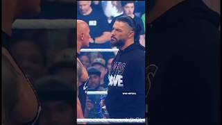 THE ROCK amp ROMAN REIGNS FACETOFACE🔥🔥 wwe  WWEOfficial  trending [upl. by Viva]