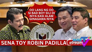 ROBIN PADILLA PINAGLALARUAN NG KAPWA SENADOR SA ISYU NG CHARTER CHANGE [upl. by Zadoc]