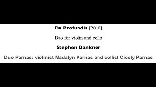 De Profundis for violin and cello [upl. by Holms166]