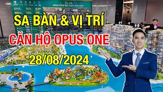 P1 Căn hộ Opus One giới thiệu sa bàn và Vị Trí đẹp nhất Đại đô thị Vinhomes Grand Park OpusOne [upl. by Nylloc]