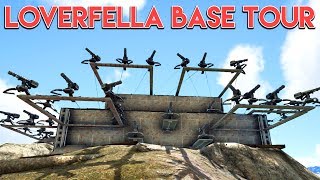 LOVERFELLA FULL BASE TOUR MAY DELETE THIS IN 24 HOURS  Ark Survival Evolved Lover Invades  E29 [upl. by Ahsilad]