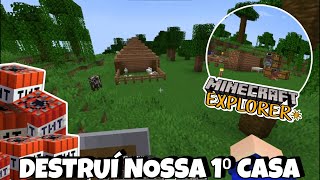 MINECRAFT EXPLORER7  Os PREPARATIVOS para a CONSTRUÇÃO da NOSSA CASA [upl. by Chariot859]