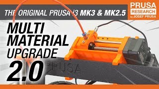 Original Prusa i3 Multi Material upgrade 20  RELEASE [upl. by Eocsor]