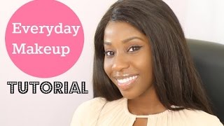 SIMPLE EVERYDAY MAKEUP TUTORIAL  AdannaDavid [upl. by Eerual428]