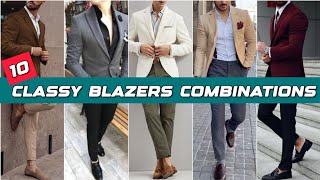 10 Attractive Blazers with Matching Shirt and Pant Combo  Shirt Pant and Coat Combination [upl. by Valorie]