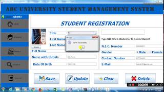 Student Management System Java Netbeans Part1 [upl. by Spector219]