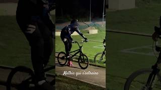 Mathis qui s’entraîne avec Bryan Guinedot bmxrace bmxracing start entrainement bmx [upl. by Enirehtahc140]