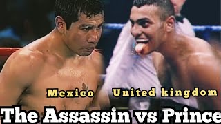 Antonio Barera mexico vs Naseem Hamed UK Featherweight Championship prince barrera [upl. by Dhaf]