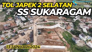 Update Simpang Susun Sukaragam  Jl Tol Jakarta  Cikampek 2 Selatan  13 Januari 2024 [upl. by Kalmick227]