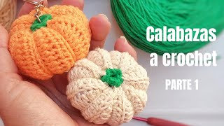 Como tejer Calabazas para Haloween crochet Parte 1 [upl. by Ettennek]