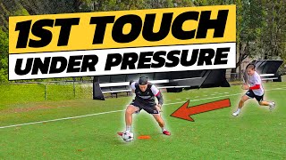 Passing amp 1st Touch Drill ADVANCED for Soccer ⚽️ [upl. by Aicella]