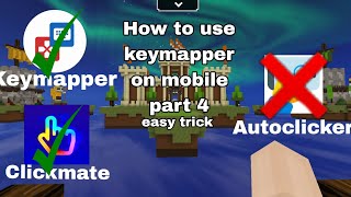 how to use keymapper in blockmango bedwars easy trick part 4 viral [upl. by Hctud175]